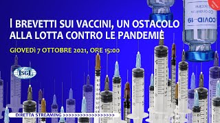 I brevetti sui vaccini, un ostacolo alla lotta contro le pandemie