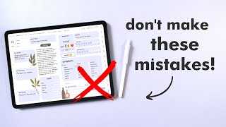 10 Digital Planning Mistakes to AVOID!