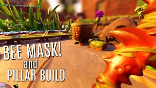 ROTTEN BEE FACE MASK and Building a Pillar - Grounded! - Hard Difficulty (Part 2)