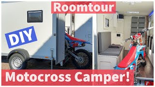 Ich zeige euch meinen Motocross-Wohn-Anhänger! DIY CAMPER