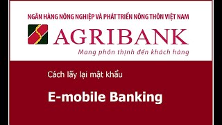 Sáng Vba|Hướng dẫn lấy lại mật khẩu app Agribank Emobile Banking đã quên|Tại nhà