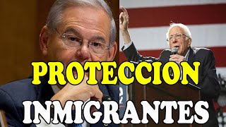 Reforma Migratoria: Menendez y Sanders piden a Biden Proteccion a Inmigrates