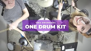 Two Drummers...ONE Drum Kit - Disco Medley