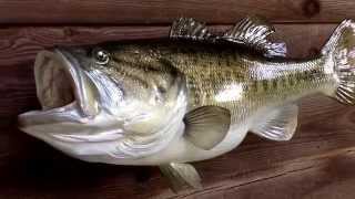 Large mouth bass replica