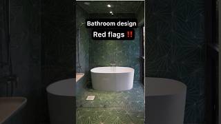 Mistakes in bathroom designs that you don’t want to make and the logic behind it!