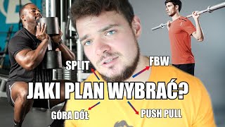 Jaki plan wybrać: FBW vs Split vs Push Pull vs inne