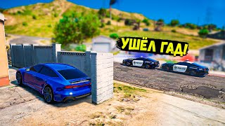 НАШЁЛ ВОРА НА ПОСЛЕДНЕЙ СЕКУНДЕ ПОКА ОН ГРАБИЛ ДОМ! КОПЫ ВОРЫ В GTA 5 RP BURTON