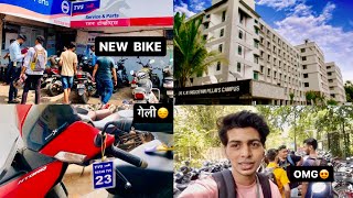 NEW BIKE गेली insurance company kadhe 😥|| Bike Total Loss 😱