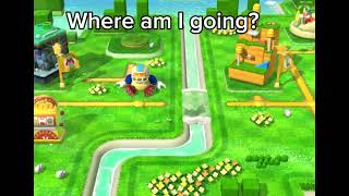 When I found the secret exit ￼in super Mario 3-D world ￼