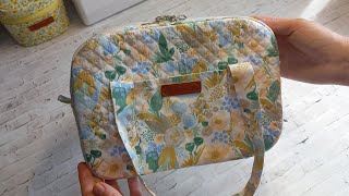 DIY/ШЬЮ СУМОЧКУ-КОСМЕТИЧКУ/ПОДРОБНЫЙ МАСТЕР-КЛАСС #sew#ручнаяработа#шьюсама