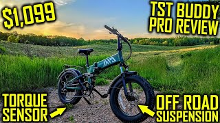 Full Suspension 1300 Watt Peak Folding eBike That RIPS HARD! | TST Buddy Pro Review