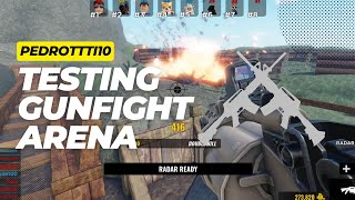 Testing Gunfight Arena in roblox !