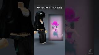 Recreating My Old Edits.. 😳(Part 1) #robloxedit #trend #trippyzoe