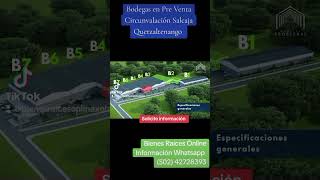 Bodega en Pre Venta Circunvalación Salcaja Quetzaltenango