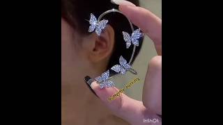 latest Korean butterfly earrings 🦋#earrings #trending #fashion #jewellery #viral #shorts #ytshorts