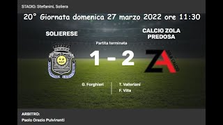 Solierese vs Zola Pedrosa