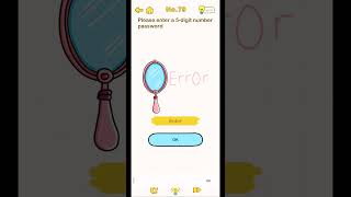 Please enter a 5-digit number password | Brain Out Level 79 | Brain Out Gaming #braingames