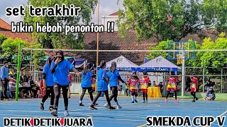 🔴DETIK DETIK JUARA || FINAL VOLLY PUTRI SMEKDA CUP V ,,SMPN 1 kerekvs  SMPN 2 kerek!!