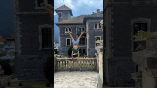 This is how I spend my time 🤸 #calisthenics #fitness #castle #mountains #shorts #viralvideo