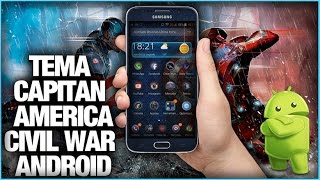 Descargar Tema Para Android Capitan America Civil War