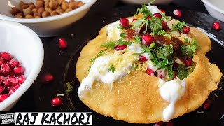 BEST Raj Kachori Chaat | Chatpati Raj Kachori Chaat | Halwai Style Raj Kachori | Indian Street Food