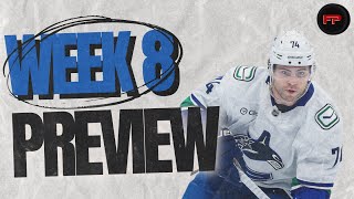 Week 8 Fantasy Hockey BEST Streamer Options