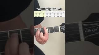 You Really Got Me Guitar + Tabs #guitarsheetmusic #guitarcover #guitartabstutorial