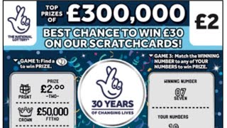 Lets try and find some balloons on the 30 Year Celebration Scratch card 🎈🎈🎈🥳🎉🤞🏻