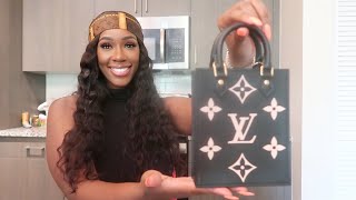 NEW LOUIS VUITTON PETIT SAC PLAT (BLACK AND BEIGE) UNBOXING 📦📦 + REVIEW