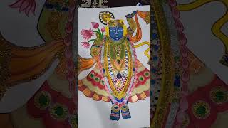 shreenathji art#shreenathji #krishna #nathdwara #krishnalove #shrinathji #harekrishna #explore