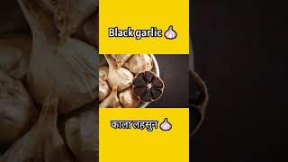 Black garlic 🧄 काला लहसुन 🧄 #facts #shorts