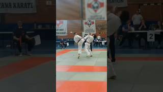 Elturan Humbatov Kyokushin Uchi Kakato Geri  #kyokushin #mawashigeri #karate #martialarts