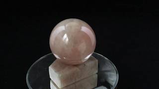 Rose quartz sphere / Ukraine