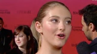 Willow Shields Interview at 'Catching Fire' US Premiere