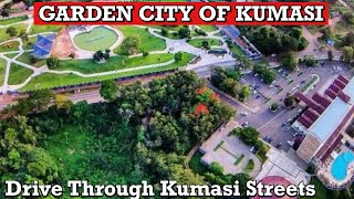 EXPLORE THE BEAUTIFUL CITY OF KUMASI WITH ME || DRIVE THROUGH GARDEN CITY OF KUMASI,GHANA #ghana