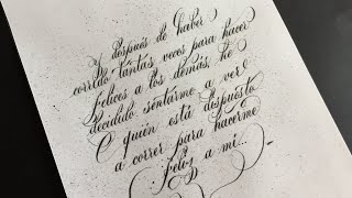 ✔ Hermosa Caligrafía 🅸🅽🅶🅻🅴🆂🅰 o Copperplate | Como Escribir Bonito Pablo Bermúdez