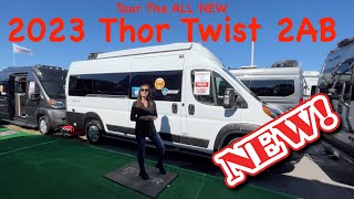 Tour of the ALL NEW 2023 Thor Twist 2AB B-Class RV