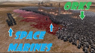 15,000 ORKS v 150 SPACE MARINES - UEBS2 Ultimate Epic Battle Simulator 2