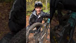 This bald MTB tire is FUN