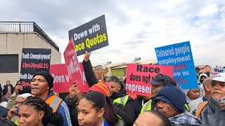 Bishop Dulton Adams at Westbury protest