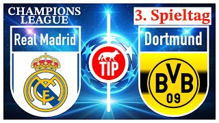 Real Madrid–Dortmund Champions League:Prognosen & Wett-Tipp