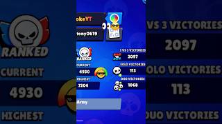 3,000 Wins! #shorts #gaming #trending #brawlstars