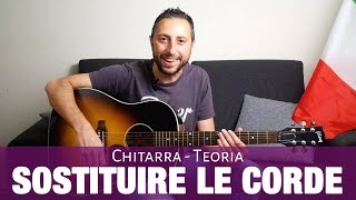 Chitarra acustica: come sostituire le corde