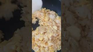 My simple lunch egg fried rice