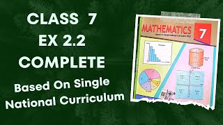 Class 7  Ex 2.2 Complete| Based on Single National Curriculum