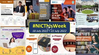 NICThisWeek (18 July 2022 - 22 July 2022)