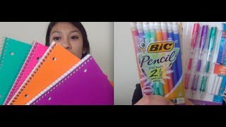 Back to School! School Supplies Haul 2013 - 2014