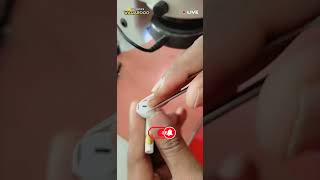 How to open iphone earbuds at home #viral #shorts #iphone #earbuds