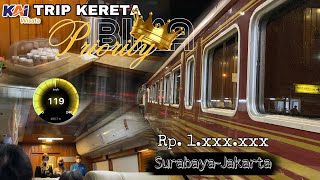 KERETA LEGENDARIS TERMEWAH SURABAYA-JAKARTA ‼️Trip KA Bima Priority Surabaya Gubeng - Gambir.