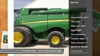 2013 John Deere S680, Jasper, IN 9011294